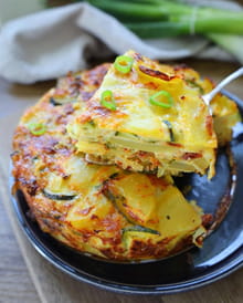 Tortilla aux légumes d'été : Etape 7