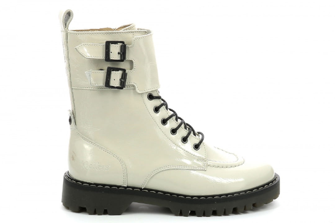 Bottines Pointues Spiral En Cuir Blanc Cassé - Taille 39 (EU) - Occasion, Bon état Général