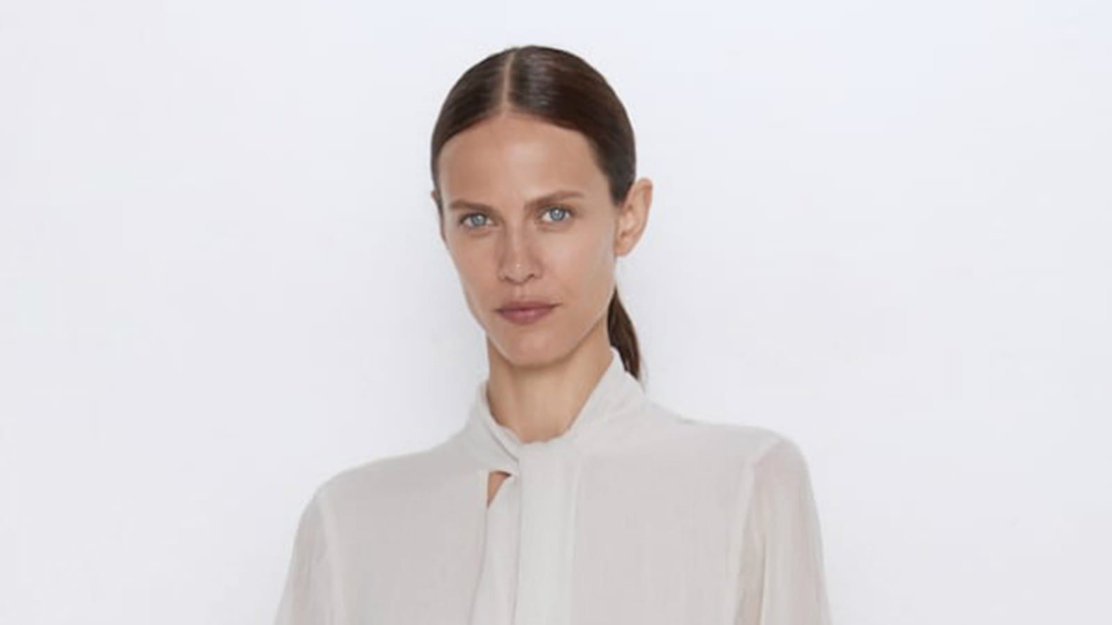 Blouse à nœud