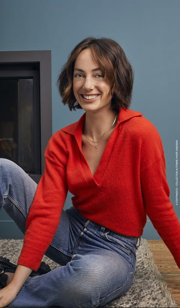 Le carr&eacute; court wavy cuivr&eacute;