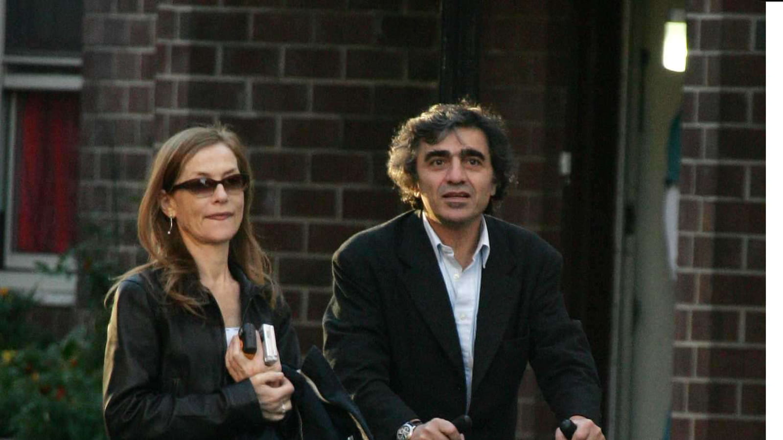 Isabelle Huppert et son mari