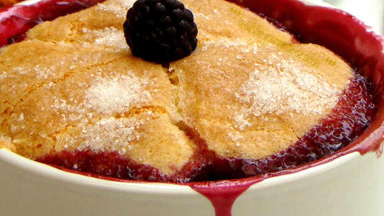 Gâteau cobbler aux mûres