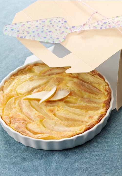 Flognarde aux poires (Tarte dessert)
