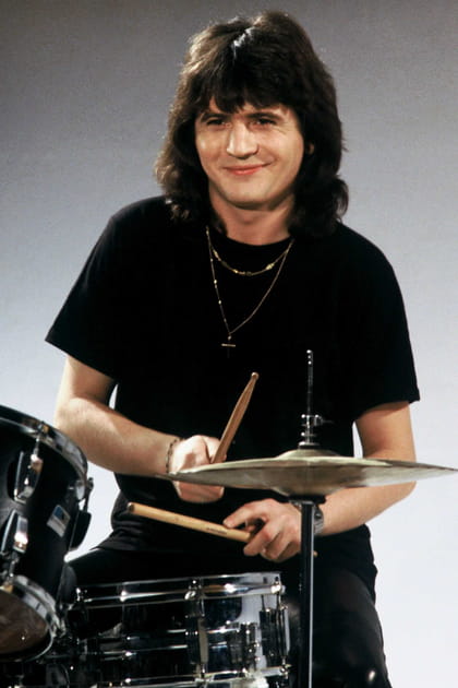 Daniel Balavoine, à la batterie