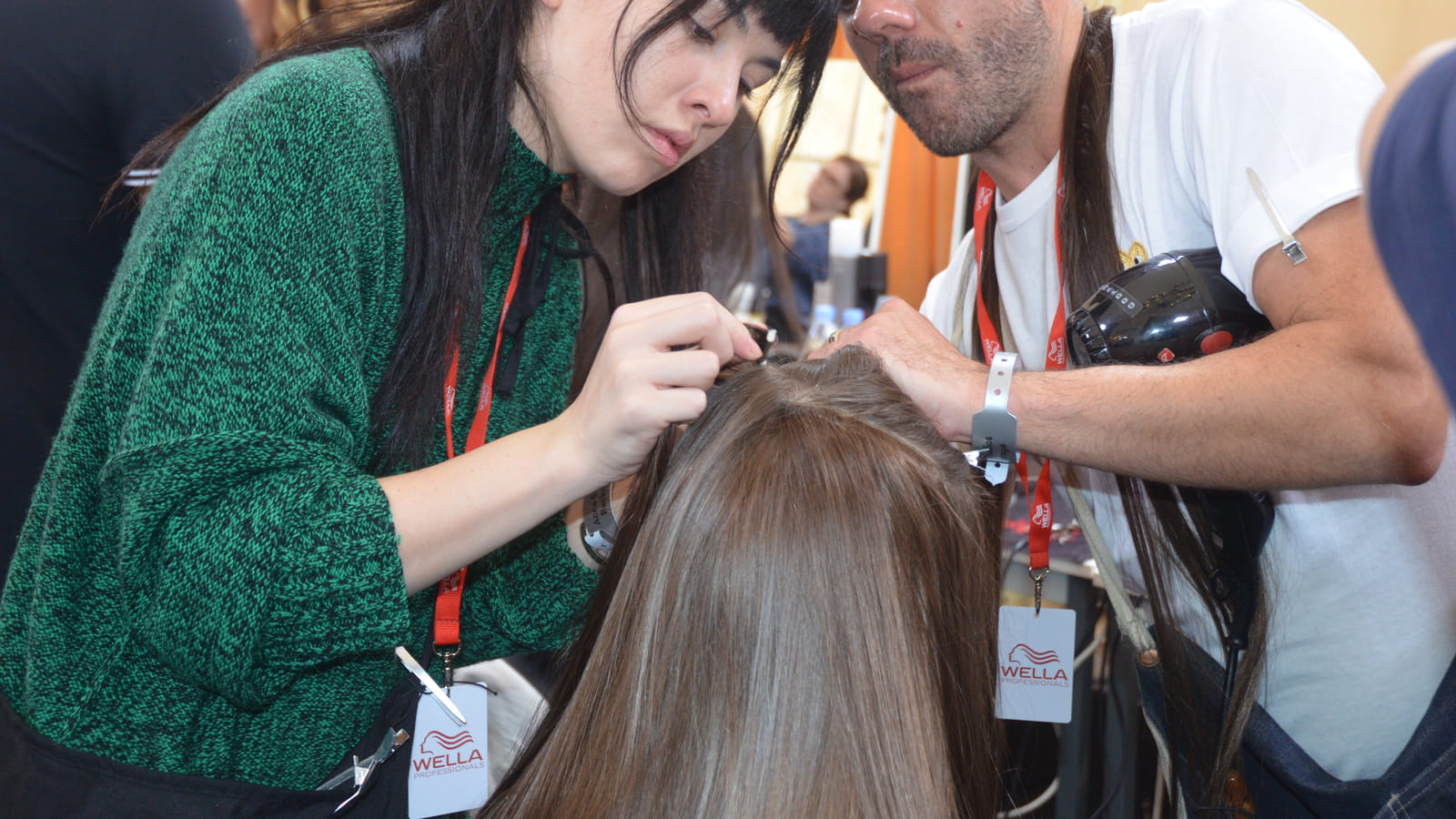 La pose d'extensions