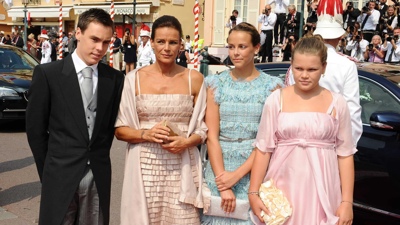 Louis Ducruet, Stéphanie de Monaco, Pauline Ducruet, Camille Gottlieb 