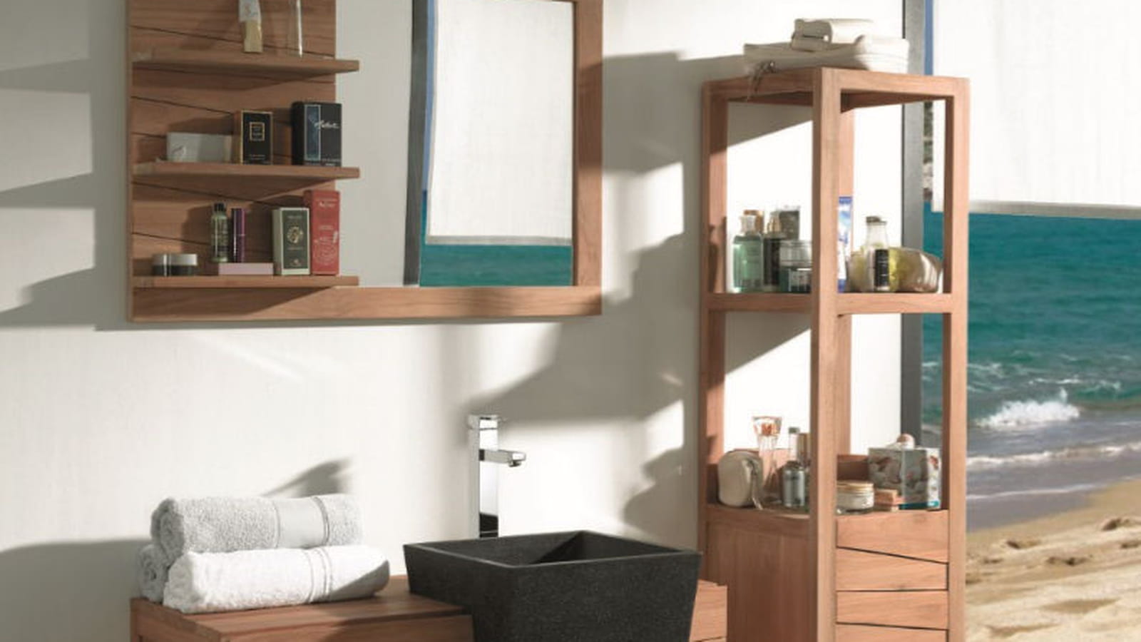 Ensemble teck Scandilodge
