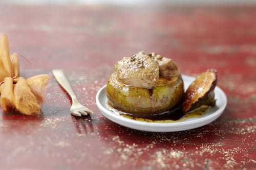 Figues farcies au foie gras frais du Sud-ouest