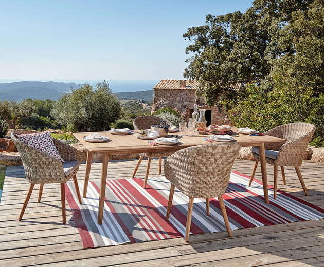 Mobilier de jardin Fréjus et Kuta de Maisons du Monde