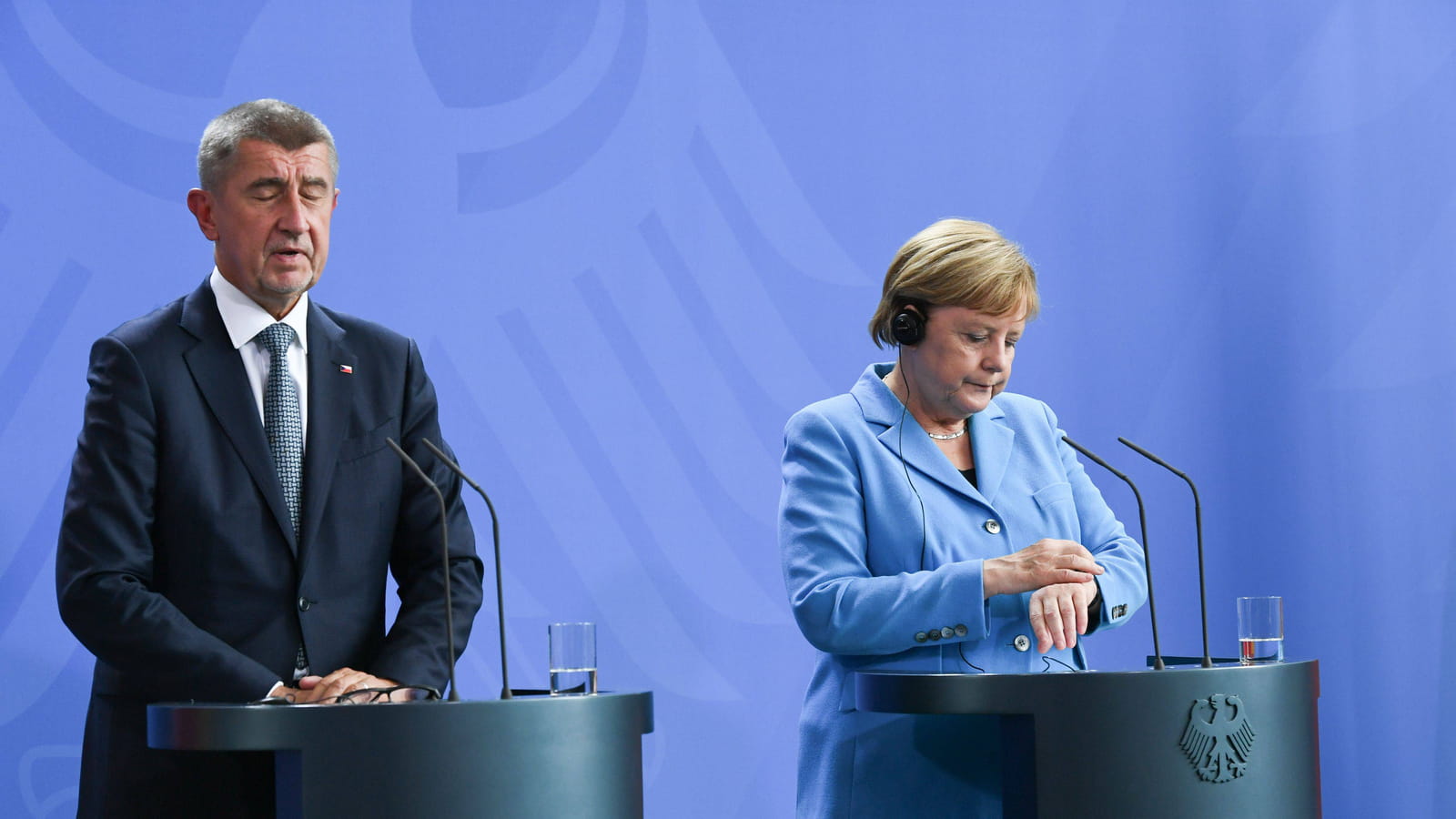 Andrej Babis, Angela Merkel
