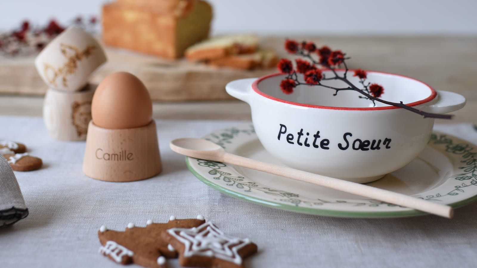 Coquetier personnalisable