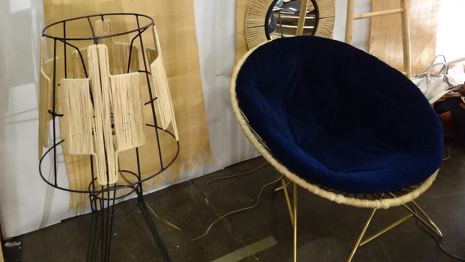 Fauteuil rond Kiria Honoré