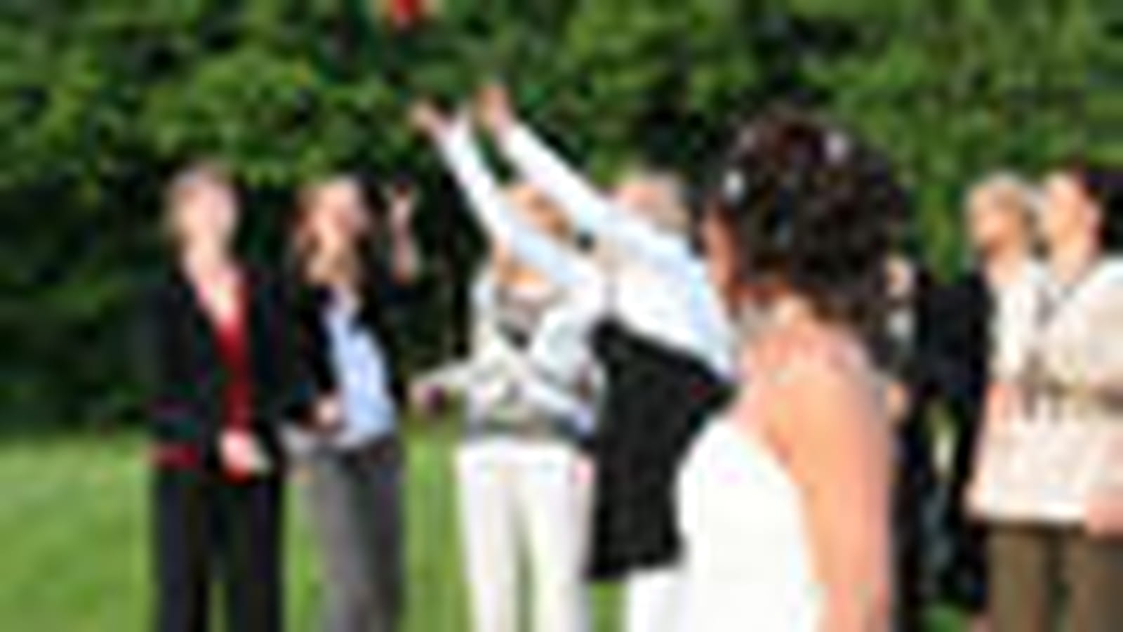 Le lancer de bouquet