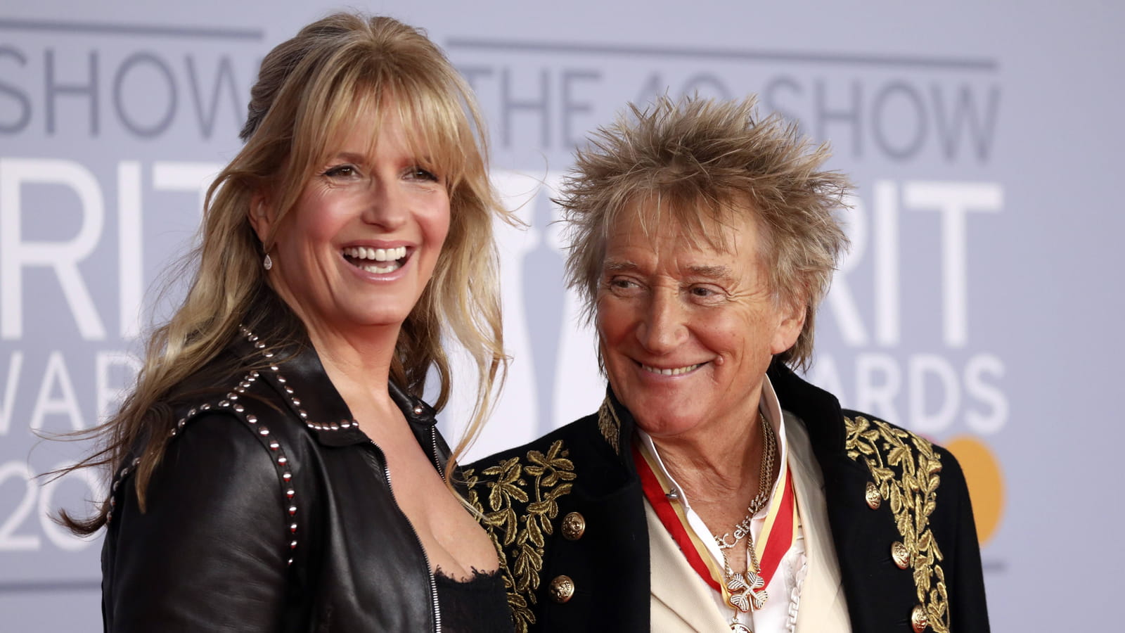 Penny Lancaster et Rod Stewart