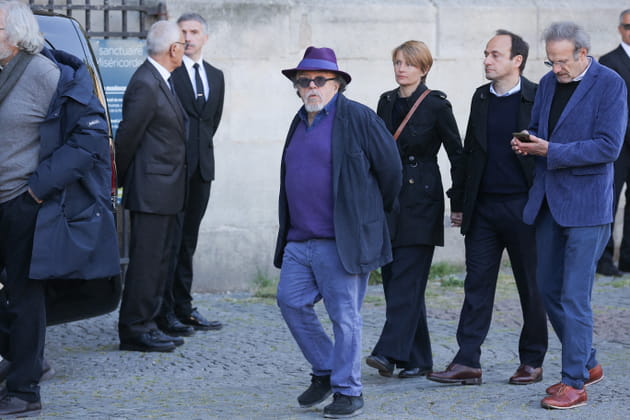 Jean-Michel Ribes aux obs&egrave;ques de Nathalie Baye &agrave; Paris