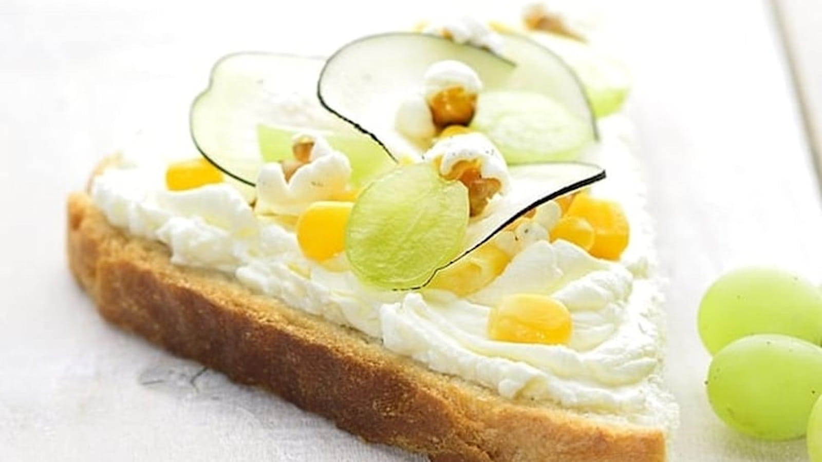 Tartine de maïs en folie