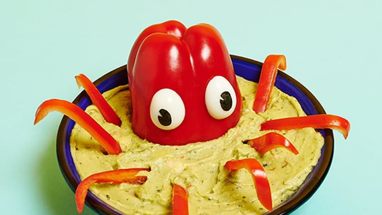 Guacamole pieuvre