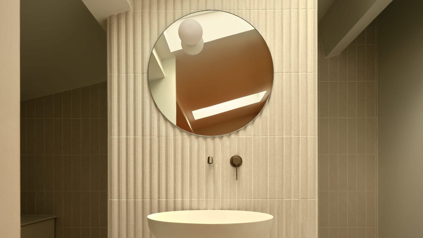 Salle de bains après
