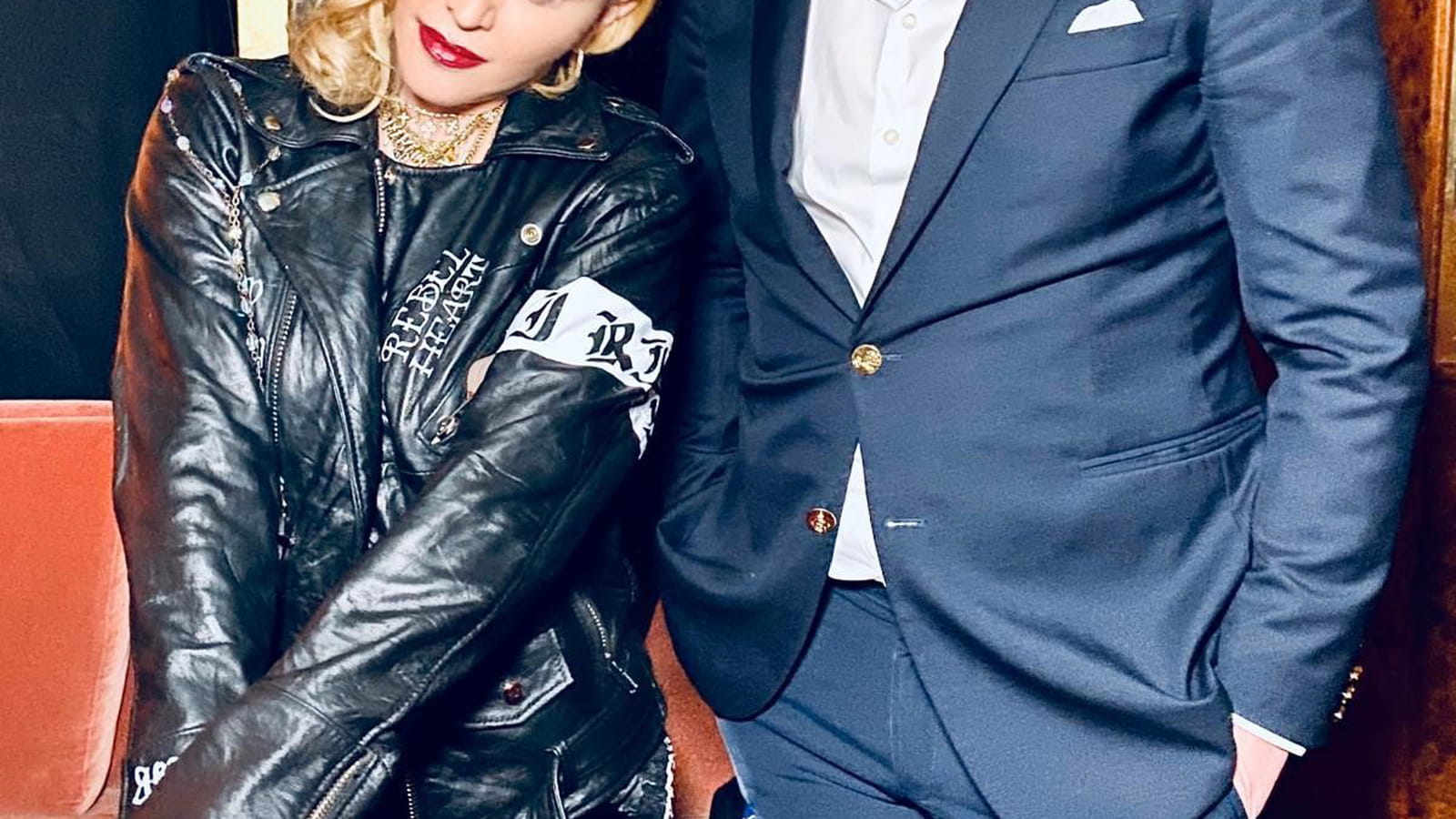 Madonna et Grégory Lentz