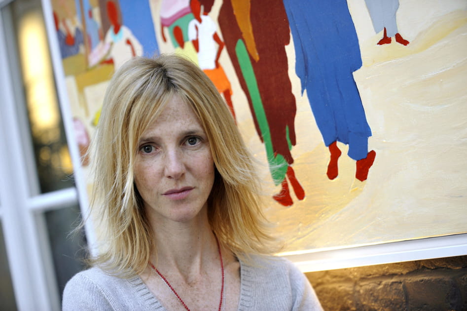 Le carr&eacute; long et le brushing flip de Sandrine Kiberlain