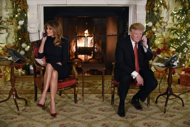Donald et Melania&nbsp;Trump&nbsp;: all&ocirc;, P&egrave;re No&euml;l&nbsp;?