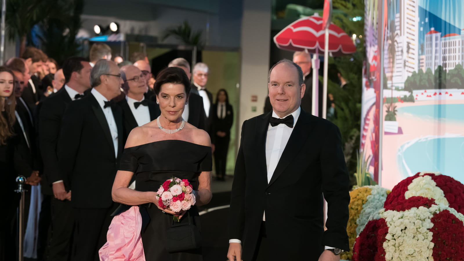 Caroline de Hanovre et Albert de Monaco 