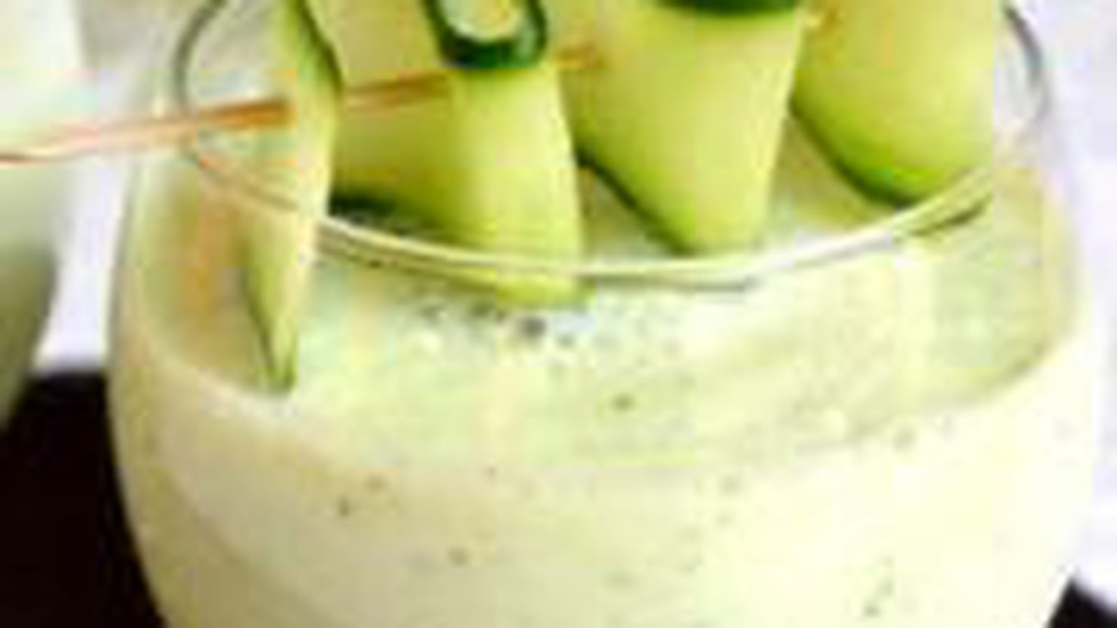 Soupe froide concombre à la pomme