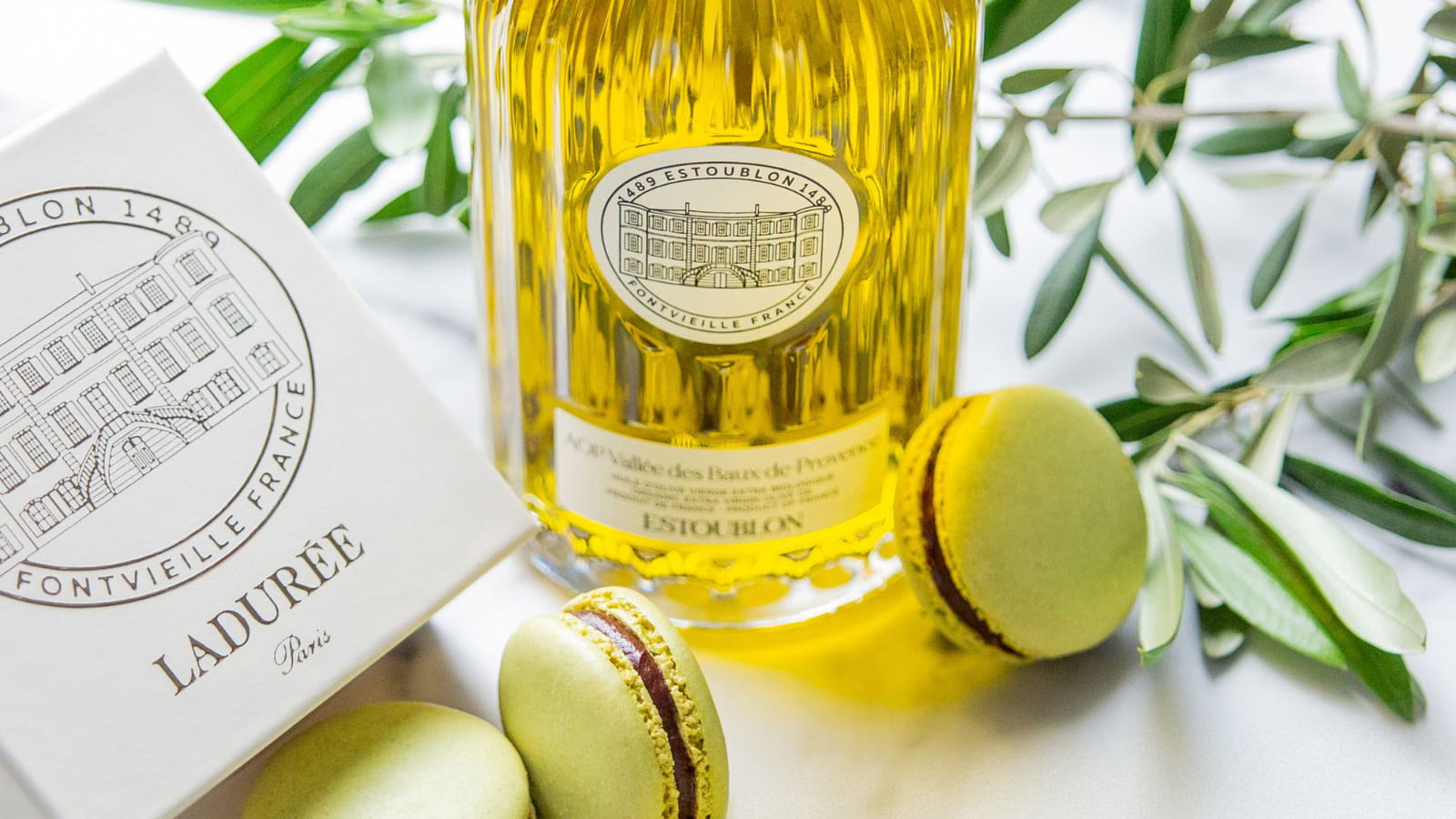 Le macaron Ladurée huile d’olive AOP 