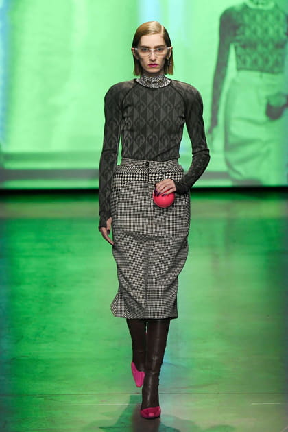 D&eacute;fil&eacute; Marine Serre automne-hiver 2020-2021