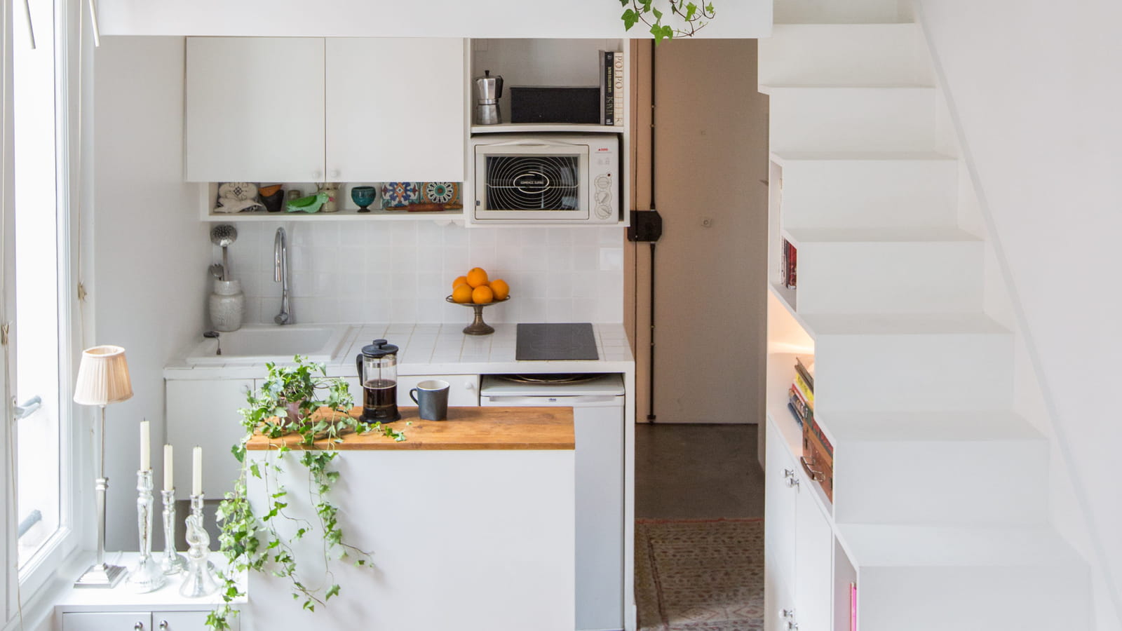 Kitchenette blanche