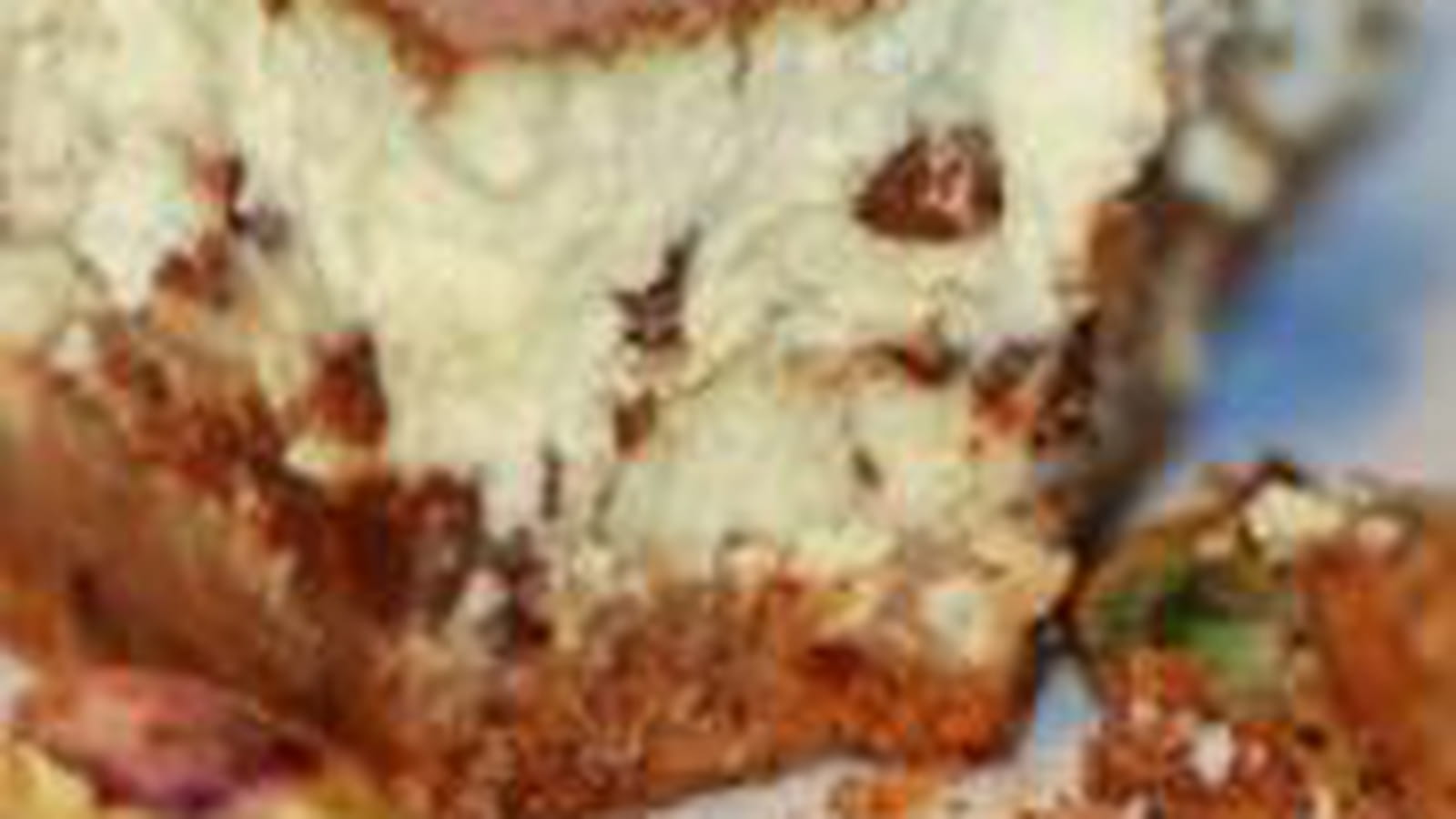 Cheesecake à la pistache et pépites de chocolat