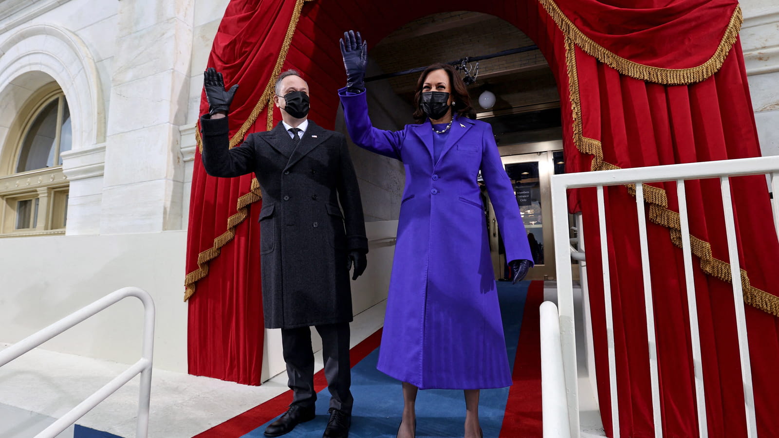 Kamala Harris en Christopher John Rogers