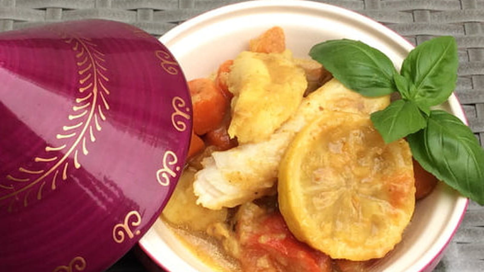 Tajine de daurade aux légumes