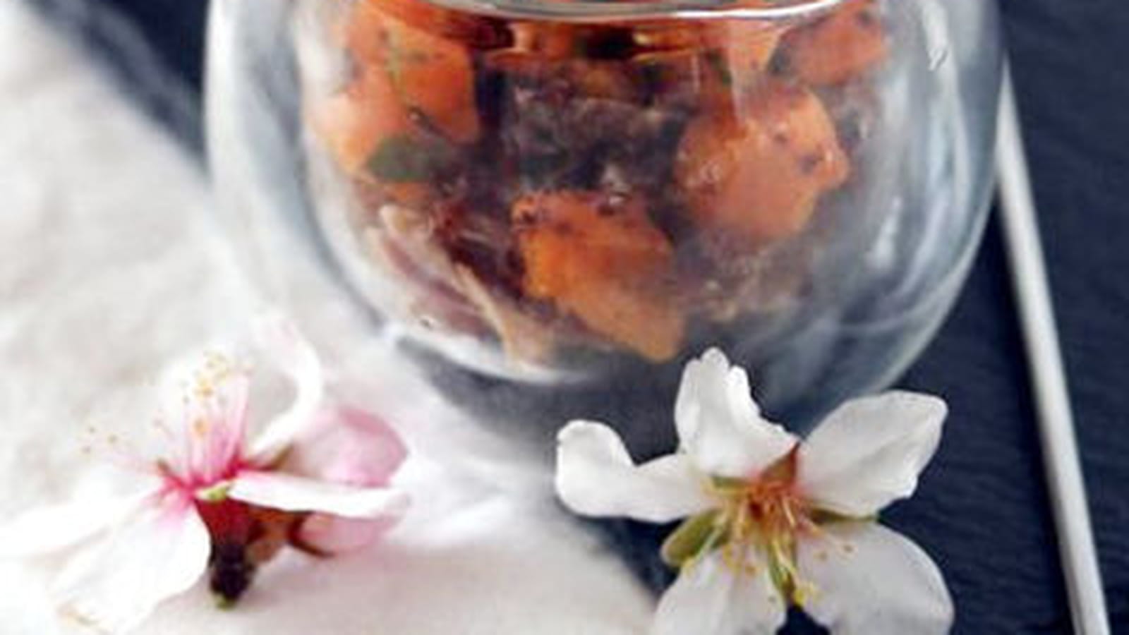 Verrine de boeuf bourguignon et ses carottes
