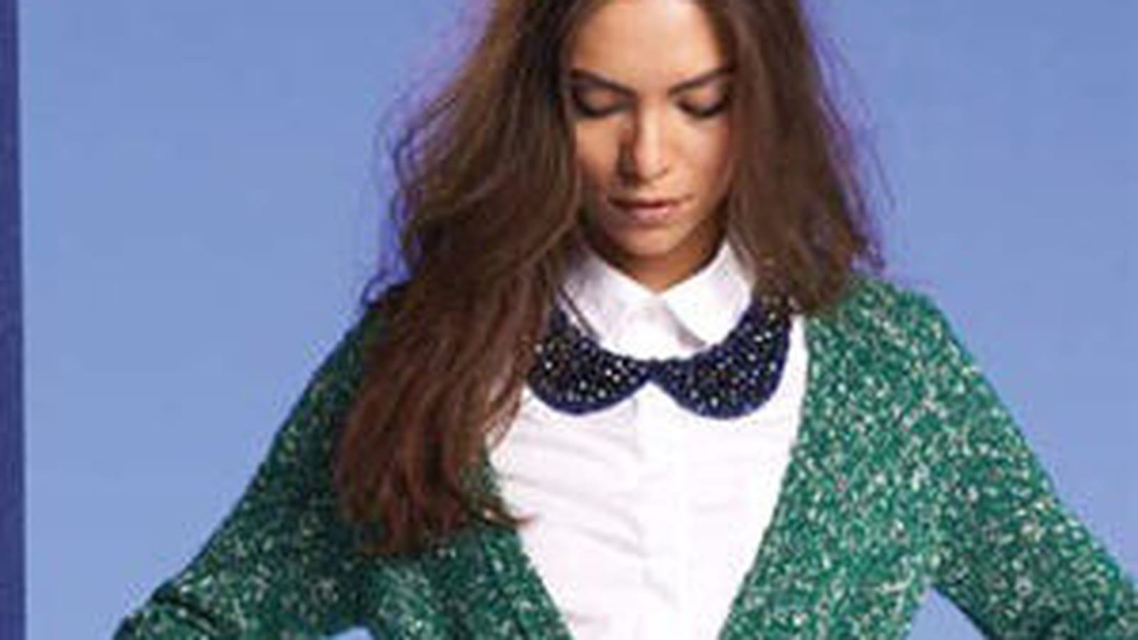Gilet col V vert de Kookaï