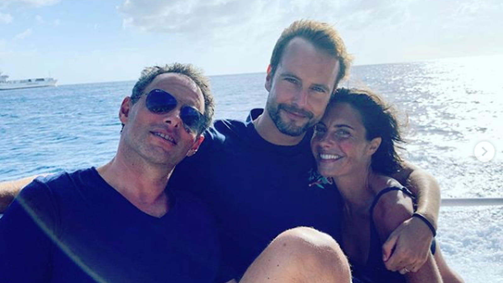 Marc-Olivier Fogiel, François Roelants et Alessandra Sublet