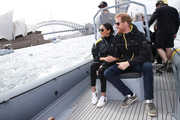 Meghan et Harry sont sur un bateau...
