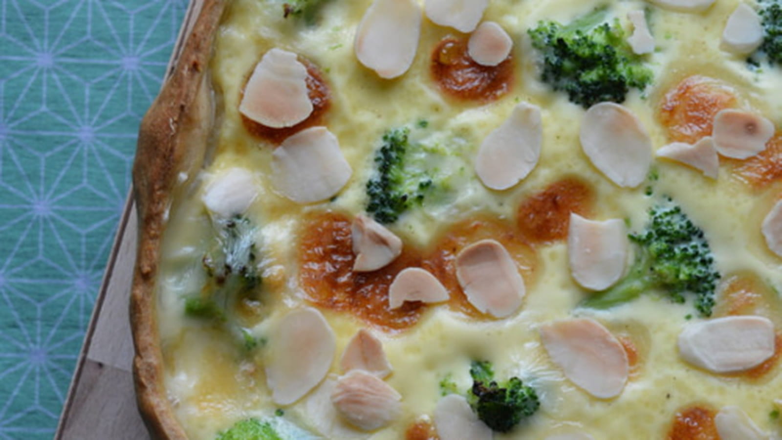 Tarte au brie et brocoli