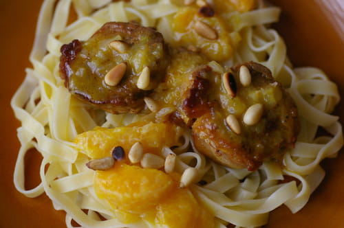 Filet mignon de porc aux mandarines