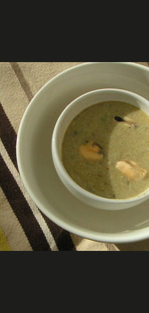 Velout&eacute; de moules aux l&eacute;gumes