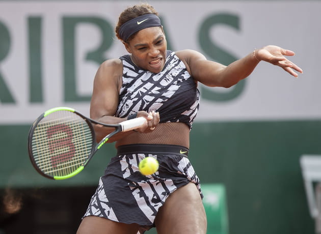 Serena Williams affronte la Russe Vitalia Diatchenko &agrave; Roland Garros...