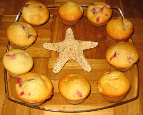 Mini-muffins fraise-ananas