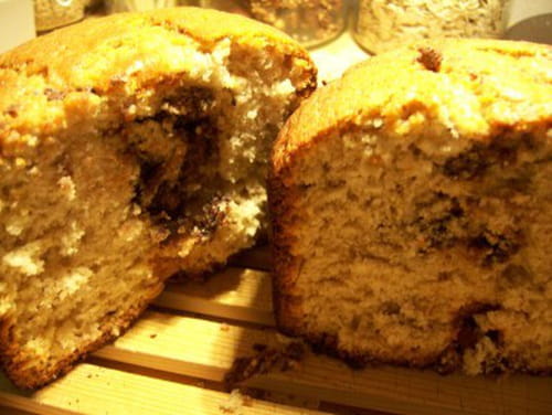 Cake bananes Nutella à la machine à pain