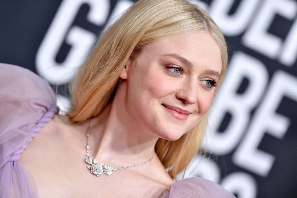 Dakota Fanning et son teint ros&eacute;