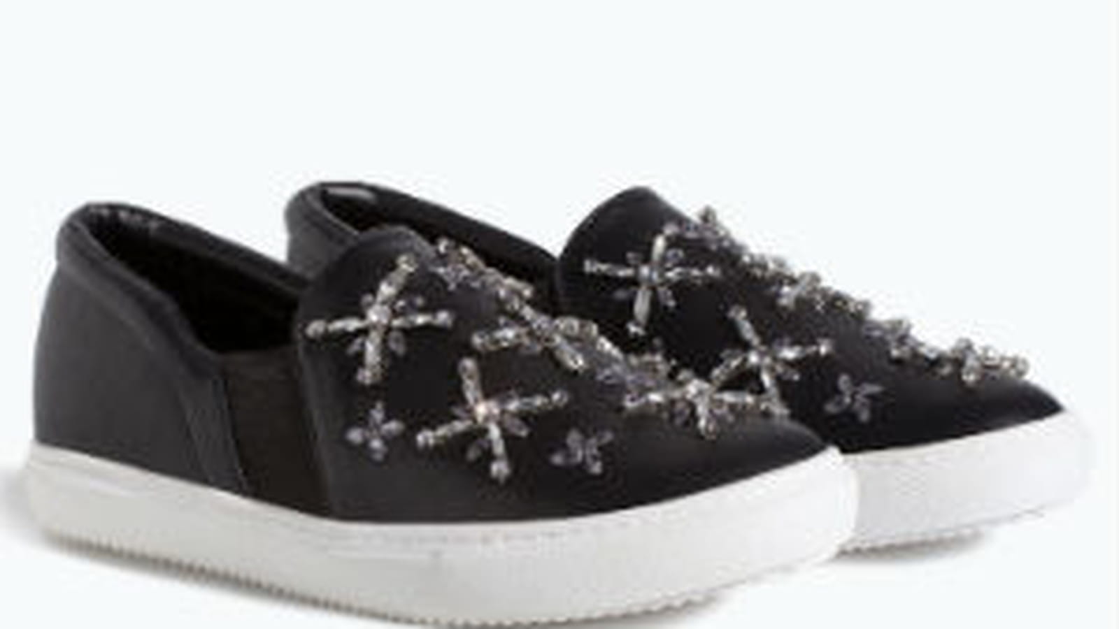 Les tennis slip-on à bijoux