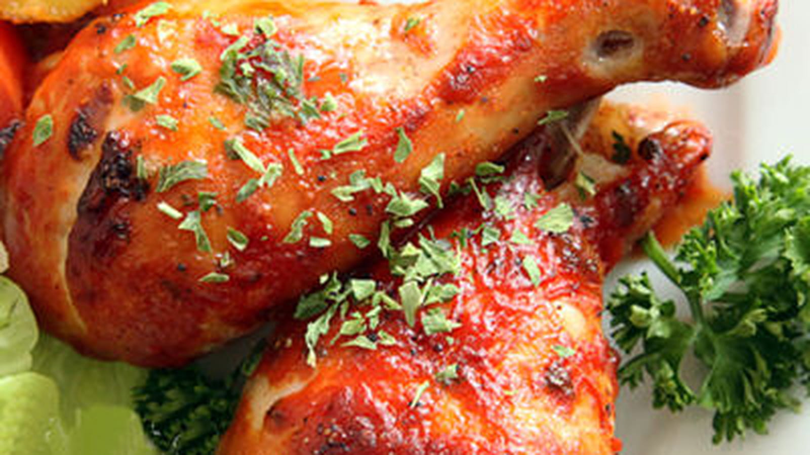 Pilons de poulet au ketchup et au piment de cayenne