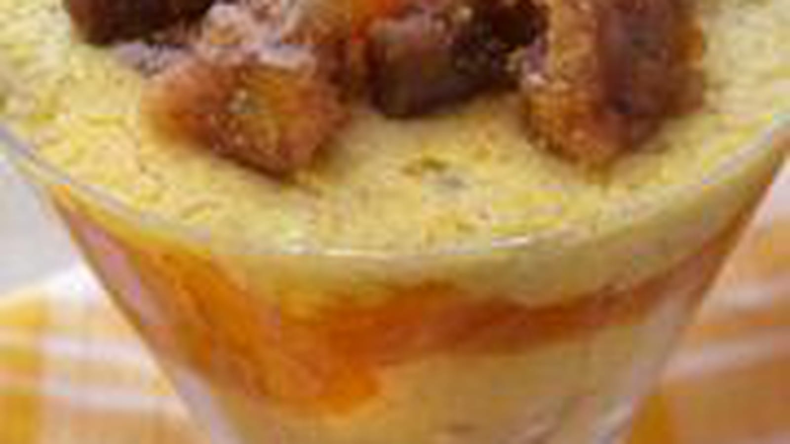 Verrine de marrons exotique