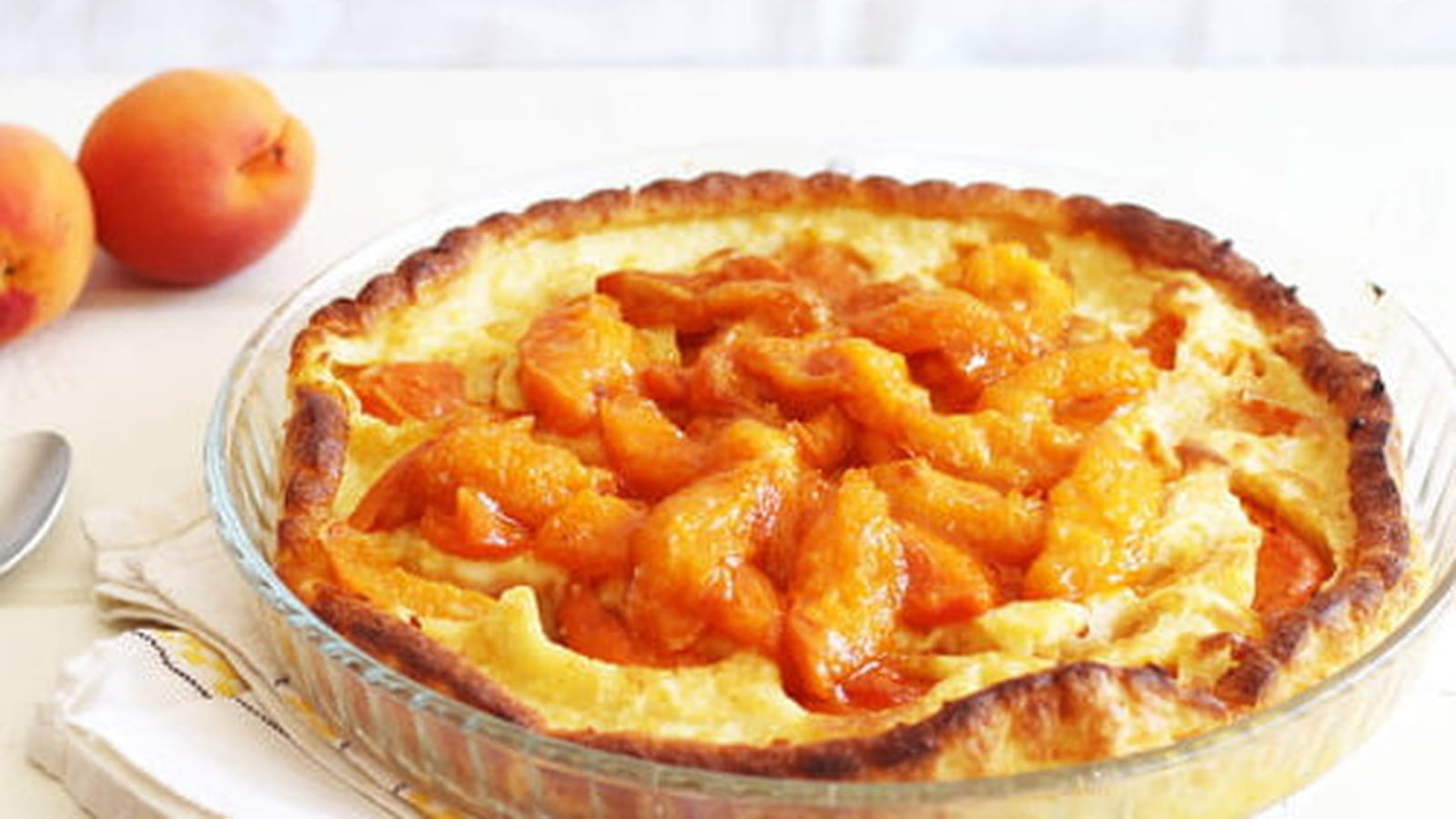 Dutch baby pancake aux abricots (sans poêle en fonte)