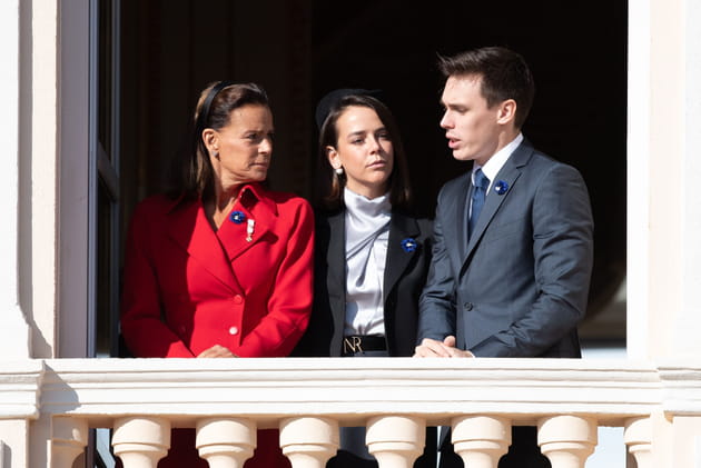 St&eacute;phanie de Monaco, avec Pauline Ducruet et Louis Ducruet en novembre 2018
