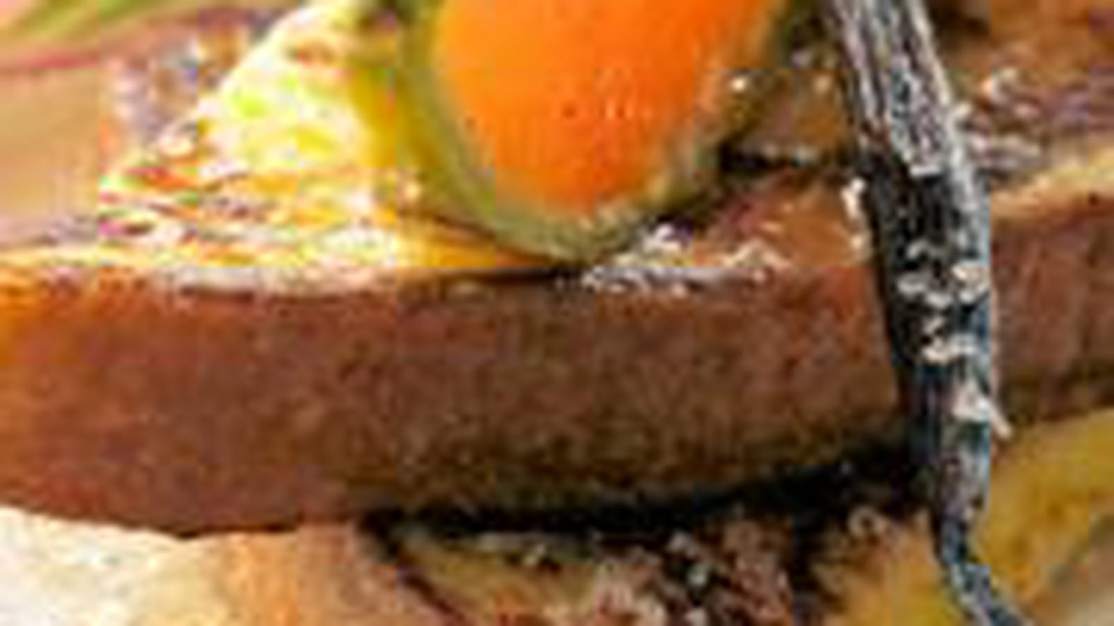 Pain perdu et melon philibon rôti